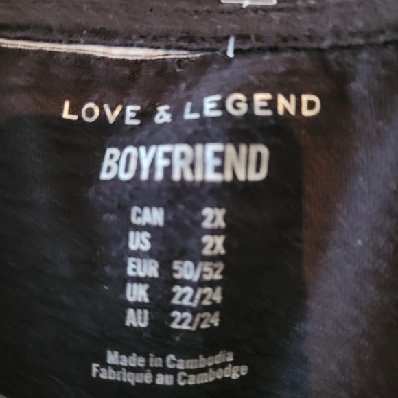 Love and Legend tshirt 2x - Picture 4 of 7